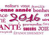 Bonne année 2016