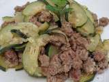 Courgettes fondantes au Boeuf (ww)