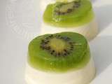 Panna Cotta Chocolat Blanc Kiwi