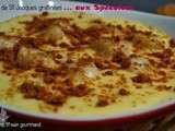 Noix de Saint Jacques gratinées au Spéculoos