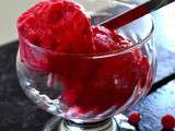 Sorbet aux groseilles rouges