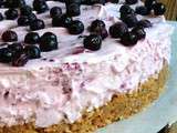 Cheesecake cassis myrtilles