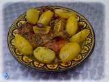 Tajine de poulet et pommes de terre