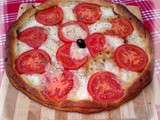 Tarte fine tomates mozzarella