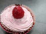 Cupcakes  framboises chocolat blanc