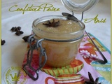 Confiture de poire, anis