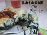 Lasagne de blette