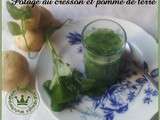 Potage au cresson et pomme de terre