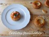 Croûtes feuilletées pour bouchées à la reine (vol au vent)