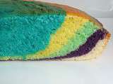 Gateau multicolore