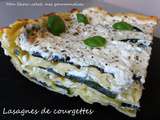 Lasagnes de Courgettes, Brousse de Brebis et Crème d'Ail