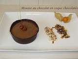 Mousse au chocolat en coque chocolatée ... pour une journée sur l'eau pas comme les autres