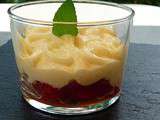 Mousse au citron et aux fraises