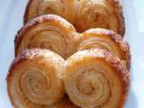 Palmiers sucrés feuilletés comme des Palmitos