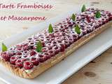 Tarte Framboises et Mascarpone vanillé