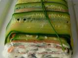 Terrine de Courgettes au Saumon fumé et Fromage fines herbes