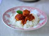 Boulettes bœuf et poulet sauce tomate