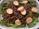 Salade de lentilles à l'huile de truffe