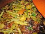 Moroccan Tajine of Lamb with Green Beans and Olives / Tajine marocain d'agneau aux haricots verts et olives [Flickr]