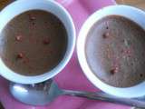 Mousse au chocolat poivrée