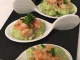 Cuilleres apéro avocat crevettes