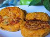 Galettes de Patate Douce et Lentilles Corail