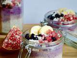 Pudding de Chia, Myrtille-Banane – Banana and Blueberry Chia Pudding