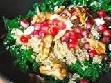 Salade de Chou Kale, Quinoa et Grenade