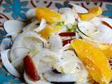 Salade Fenouil, Radis Noir, Orange – Fennel, Black Radish and Orange Salad