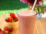 Smoothie Ananas, Fraise et Amandes