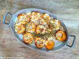 Abricots rôtis au miel, amandes et au romarin (Roasted apricots with honey, almonds and rosemary)