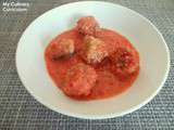 Boulettes de viande hachée de porc à la provençale (Meatballs with minced pork Provencal)