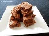 Brownies au chocolat praliné et noisettes (Chocolate brownies and hazelnut praline)