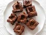 Brownies chocolat au lait et Mars (Chocolate brownies with milk and Mars)