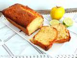 Cake au citron vert et aux pommes (Lime and apple cake)