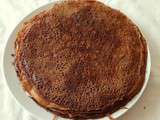 Crêpes au chocolat (chocolate pancakes)