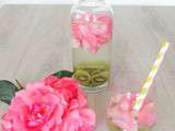 Eau glacée rose - kiwi (Rose and kiwi iced water)