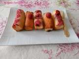 Financiers aux framboises (French financial raspberry cakes)