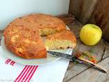 Gâteau aux pommes et aux fruits confits (Apple and candied fruit cake)