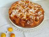 Gâteau gourmand aux mirabelles (Cherry plums cake)