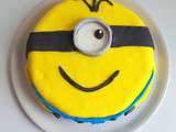 Gâteau Minions au Nutella (Minions cake with Nutella)