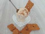 Glace bananes spéculoos au fromage blanc (Banana ice cream speculoos with beat cream cheese)