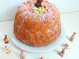 Kouglof (ou Kouglopf) aux citrons confits et fleur d'oranger pour Pâques (Kouglof (or ring cake) with candied lemons and orange blossom for Easter