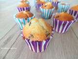 Muffins aux bananes et pépites de chocolat (Banana Muffins and chocolate chips)