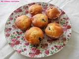 Muffins bananes myrtilles (Banana blueberry muffins)