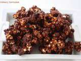 Pop con au chocolat (chocolate pop corn)