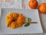 Salade d'oranges, cannelle, eau de fleur d'oranger (Salad of oranges, cinnamon, orange blossom water)