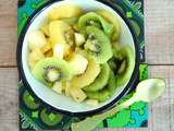 Salade de kiwis et pommes au gingembre (Kiwi and apple salad with ginger)