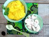 Sauce dip carottes, fromage frais et coriandre #Dip story 1 (Carrot, cottage cheese and coriander dip sauce)