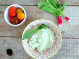 Sauce Dip radis, fromage frais et basilic #Dip Story 3 (Radishes, cottage cheese and basil dip sauce)